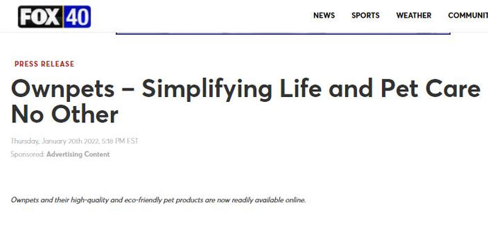 Simplifying Life and Pet Care Like No Other – Ownpets