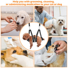 Charger l'image dans la galerie, Ownpets Dog Grooming Hammock XS, Breathable for Toy Breeds, Chihuahua Secure grooming harness sling with carabiners, breathable mesh for comfort, ideal for nail trimming and brushing small breeds