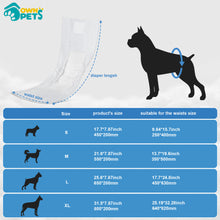 Load image into Gallery viewer, Ownpets Pet Disposable Male Dog Diaper
