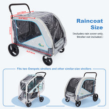 Carica l'immagine nel visualizzatore di Gallery, Ownpets Dog Stroller Rain Cover, Waterproof Transparent EVA