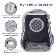 Lade das Bild in den Galerie-Viewer, Ownpets Cat Backpack Carrier, Fit Up to 15lb