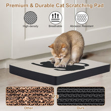 Charger l'image dans la galerie, Ownpets Wall Cat Scratcher, Cute Vertical Cat Scratching Board, Wall Mounted Cat Scratch Pad for Wall, Glass, Wood, and Tile, Furniture Protector