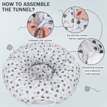 Cargar imagen en el visor de la galería, Ownpets Large Cat Donut Tunnel Bed, Grey