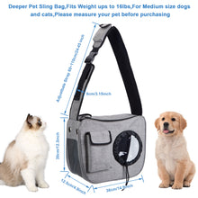 Cargar imagen en el visor de la galería, Ownpets Pet Airline Sling Carrier Travel Bag, Fit 10~15lb