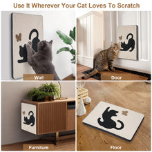 Charger l'image dans la galerie, Ownpets Wall Cat Scratcher, Cute Vertical Cat Scratching Board, Wall Mounted Cat Scratch Pad for Wall, Glass, Wood, and Tile, Furniture Protector