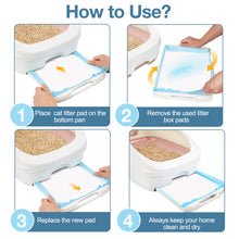 Cargar imagen en el visor de la galería, Ownpets Cat Pee Pads, S(17.7’’ x 13’’), Disposable Training Pads, 50 Counts
