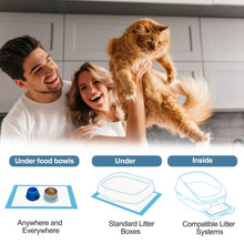Load image into Gallery viewer, Ownpets Cat Pee Pads, S(17.7’’ x 13’’), Disposable Training Pads, 80 Counts
