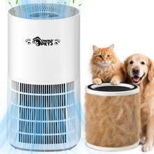 Load image into Gallery viewer, Ownpets Pet Air Purifier for Large Room up to 2620 ft², H13 HEPA Washable Filter for Pet Odor Hair Dander Pollen, Quiet Air Cleaner with Air Quality Monitor