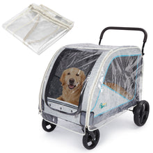 Carica l'immagine nel visualizzatore di Gallery, Ownpets Dog Stroller Rain Cover, Waterproof Transparent EVA