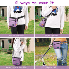 Lade das Bild in den Galerie-Viewer, Ownpets Dog Training Pouch with Collapsible Bowl, Purple