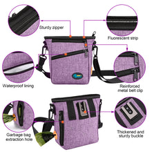 Lade das Bild in den Galerie-Viewer, Ownpets Dog Training Pouch with Collapsible Bowl, Purple
