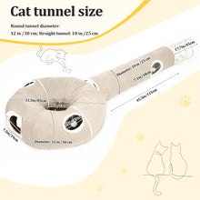 Carica l'immagine nel visualizzatore di Gallery, Ownpets 2-in-1 Large Lollipop Cat Tunnel
