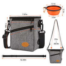 Load image into Gallery viewer, Ownpets Dog Training Pouch with Collapsible Bowl, Grey