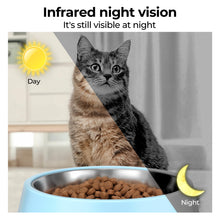 Load image into Gallery viewer, Ownpets Automatic Pet Feeder with Camera, 1304P HD Video with Night Vision, 2-Way Voice Interaction, 2.4G & 5G WiFi Food Dispenser with APP Control
