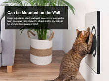 Lade das Bild in den Galerie-Viewer, Ownpets Wall Cat Scratcher, Cute Vertical Cat Scratching Board, Wall Mounted Cat Scratch Pad for Wall, Glass, Wood, and Tile, Furniture Protector