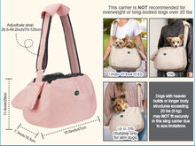 Lade das Bild in den Galerie-Viewer, Ownpets XL Dog Sling 15-25lbs, Hands-Free Carrier with Bottom Support Pad Sturdy Base Prevents Pet Sagging, Soft Shoulder Strap for Comfort, Storage Pocket, Secure Fit for Vet & Travel