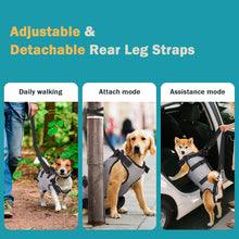 Load image into Gallery viewer, Ownpets Aged Dog Support Harness, Sling for Spine Protection, M Whole body support, breathable mesh, easy wear, mobility aid for stairs, outdoor walking