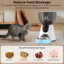 Load image into Gallery viewer, Ownpets Automatic Pet Feeder with Camera, 1304P HD Video with Night Vision, 2-Way Voice Interaction, 2.4G & 5G WiFi Food Dispenser with APP Control