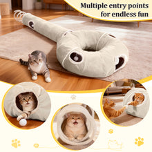 Carica l'immagine nel visualizzatore di Gallery, Ownpets 2-in-1 Large Lollipop Cat Tunnel