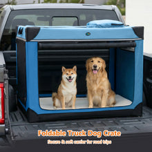 Load image into Gallery viewer, Ownpets Collapsible Travel Pet Crate for Large Dogs, 42x31x31 inches, Blue