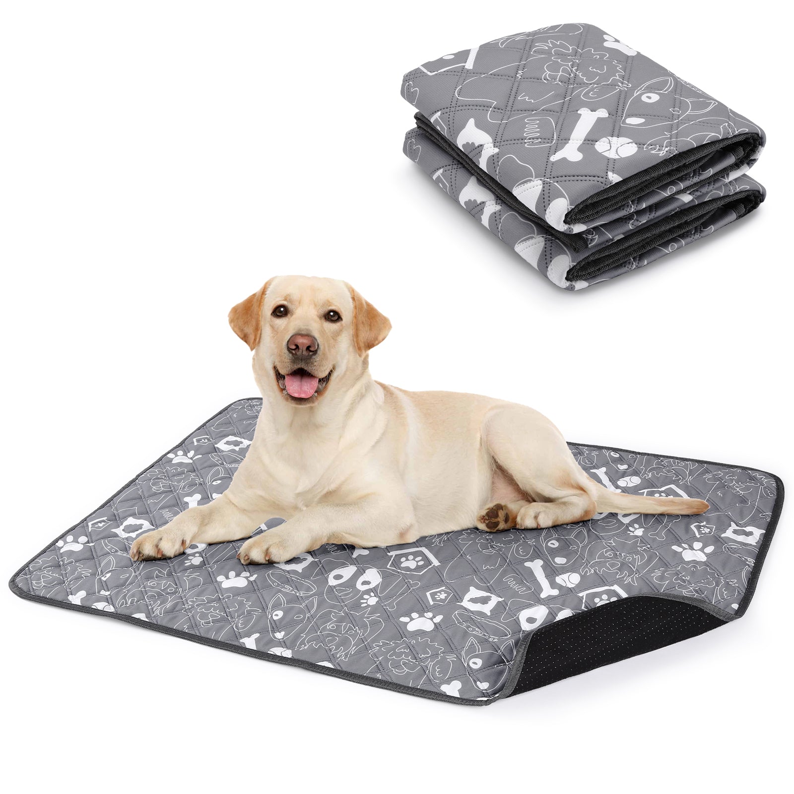 Ownpets Extra Large Reusable Dog Pads, Dog Crate Pads, 35.5”x39.4”