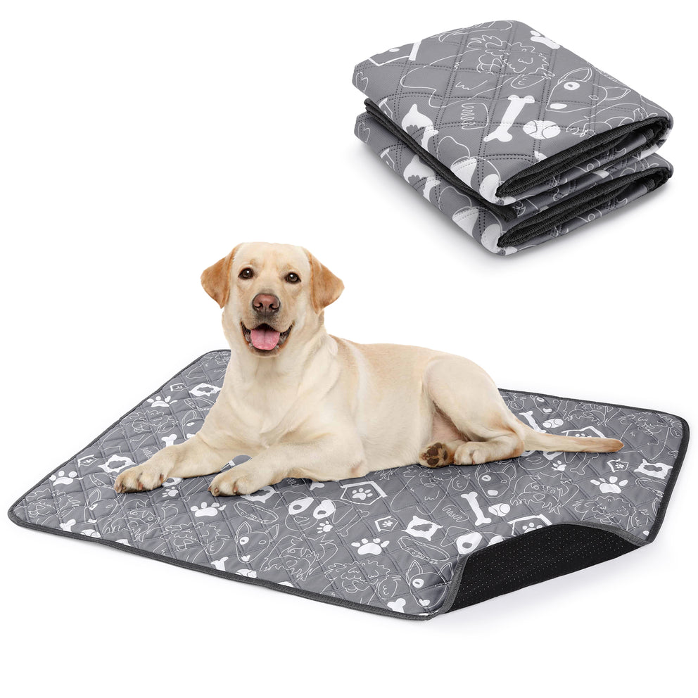 Washable Pee Pads for Dogs, Ownpets Larger 2 Packs Dog Pee Pads, Washable, 35.5”x39.4”