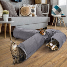 Load image into Gallery viewer, Ownpets Large 3-Way Cat Tunnel, U Shape