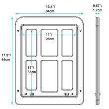 Load image into Gallery viewer, 211 Ownpets Large Lockable Pet Door for Screen door, 11x13, White