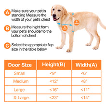 Cargar imagen en el visor de la galería, 087 Ownpets Large Aluminum Metal Pet Door with Magnetic Flap, 11.6 x 16.8