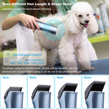 Load image into Gallery viewer, Ownpets 2-in-1 Vacuum Pet Grooming Clipper &amp; Suction, Complete Grooming Clipper Kit for Home Use &amp; Professional Grooming, Cordless &amp; USB Rechargeable Clipper for Small/Large Cats, Dog &amp; Other Animals
