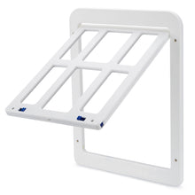 Load image into Gallery viewer, 211 Ownpets Large Lockable Pet Door for Screen door, 11x13, White