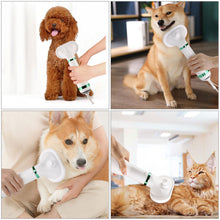 Cargar imagen en el visor de la galería, Ownpets 3 in 1 Pet Hair Dryer, Portable Dog Grooming Blower with Slicker Brush & Fast-Drying Towel