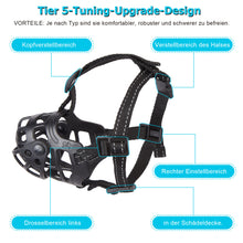 Charger l'image dans la galerie, Muselière pour chien Ownpets, muselière réglable pour panier de chien avec couvercle mobile pour éviter de mordre, de mâcher et de lécher, XL