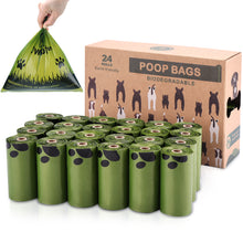 Load image into Gallery viewer, Ownpets Dog Poop Bags (9 x 13 inches), Leak-proof & Biodegradable Pet Poop Bags for Dogs Daily Walks - 24 Rolls (360 bags)