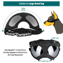 Load image into Gallery viewer, 175 Ownpets Dog Glasses Dog Goggles for Large Breed Dog, Black
