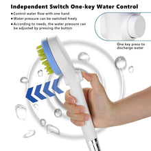 Charger l'image dans la galerie, Ownpets Pet Shower Sprayer, Dog Combing Shower Sprayer with Hose & Diverter for Dogs & Cats, Ideal Pet Bath Brush Sprayer Set for Indoor, Outdoor Bathing, Grooming, Massaging & More