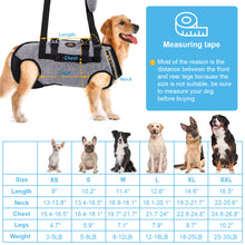 Cargar imagen en el visor de la galería, Ownpets Dog Sling Harness, Outdoor Sling Bag for Spine Protection, Whole Body Support, Support Vest to Assist Aged Dogs, Outdoor (XXL)
