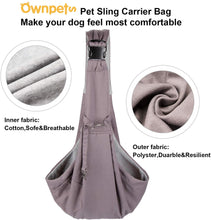Cargar imagen en el visor de la galería, Ownpets Regular Dog Sling Carrier, Cat Sling, Fits 10~15lbs