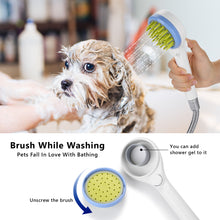 Load image into Gallery viewer, Ownpets Pet Shower Sprayer, Dog Combing Shower Sprayer with Hose &amp; Diverter for Dogs &amp; Cats, Ideal Pet Bath Brush Sprayer Set for Indoor, Outdoor Bathing, Grooming, Massaging &amp; More
