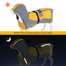 Load image into Gallery viewer, Ownpets Foldable Dog Raincoat with Reflective Straps, Size XXL
