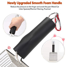 Charger l'image dans la galerie, Pelle à litière pour chat en acier inoxydable Ownpets (couleur : argent)