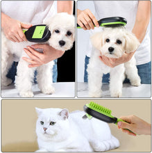 Carica l'immagine nel visualizzatore di Gallery, Ownpets 5 in 1 Pet Brush Set, Pet Grooming Shedding Massage Combs for Long Short Hair Dogs & Cats, Removes Undercoat, Dander, Dirt & Improves Circulation