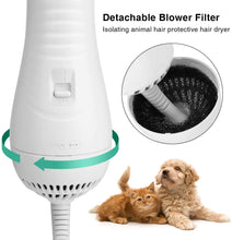 Charger l'image dans la galerie, Ownpets Sèche-cheveux 2 en 1 pour animaux de compagnie, souffleur de toilettage portable pour chiens et chats