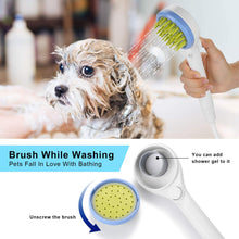 Lade das Bild in den Galerie-Viewer, Ownpets Haustierkämm-Duschsprüher, Wassersprinklerbürste für Hunde und Katzen, Welpen-Badewäscher, Handpflege-Duschkopf mit weichen Massagenadeln