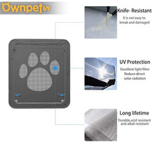 Charger l'image dans la galerie, 041 Grand rabat de rechange (35,6 x 30,5 cm) pour porte moustiquaire plus grande Ownpets – Rabat uniquement.