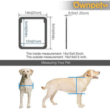 Charger l'image dans la galerie, 041 Grand rabat de rechange (35,6 x 30,5 cm) pour porte moustiquaire plus grande Ownpets – Rabat uniquement.