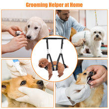 Charger l'image dans la galerie, Hamac de toilettage pour animaux de compagnie Ownpets, hamac de toilettage pour chien respirant avec mousquetons, harnais de toilettage pour animaux de compagnie pour le toilettage, la coupe des ongles et plus encore (S)