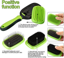 Carica l'immagine nel visualizzatore di Gallery, Ownpets 5 in 1 Pet Brush Set, Pet Grooming Shedding Massage Combs for Long Short Hair Dogs & Cats, Removes Undercoat, Dander, Dirt & Improves Circulation
