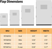 Load image into Gallery viewer, 087 Ownpets Replacement Dog Door Flap Compatible with Aluminum Doggie Door,Energy Efficient,Durable Pet Door Flap,Measures 14.17"x 23.62"(X-Large)