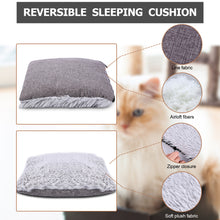 Carica l'immagine nel visualizzatore di Gallery, Cat bed, Ownpets Cat beds for Indoor Cats Cat Cave Bed with Removable and Washable Cushion,  Cat Igloo Bed 13.8*13.8*12.6 inches (Grey)